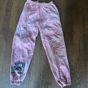 Spiritual Gangster Pink Graphic Sweatpants
